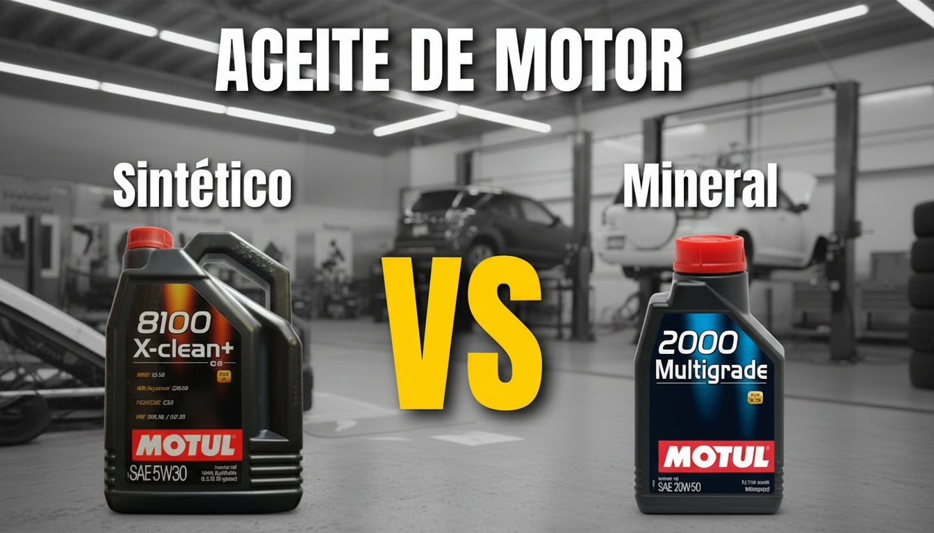 Aceite Sintético vs Mineral, ¿Cuál es Mejor para tu Vehículo?